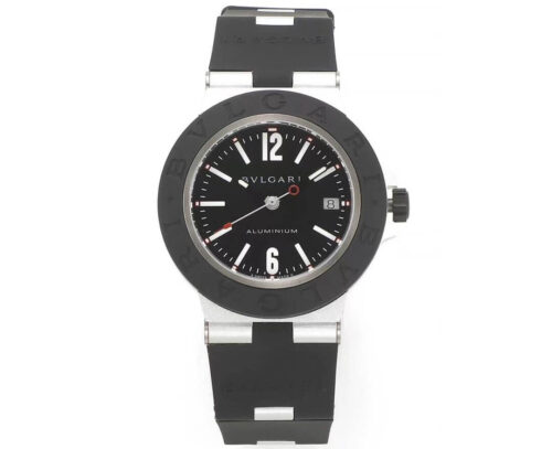 Bvlgari Aluminium 103445 BV Factory Black Dial Replica Watch