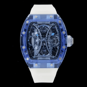 Richard Mille RM053-02 Tourbillon RM Factory Blue Transparent Case Replica Watch
