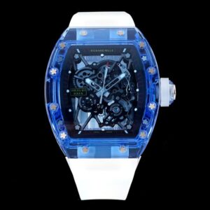 Richard Mille RM35-01 RM Factory Blue Skeleton Dial Replica Watch