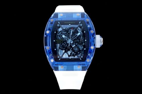 Richard Mille RM35-01 RM Factory Blue Skeleton Dial Replica Watch