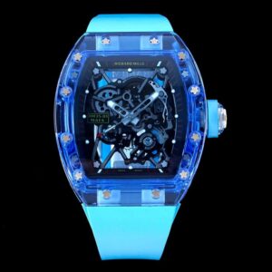 Richard Mille RM35-01 RM Factory Blue Rubber Strap Replica Watch