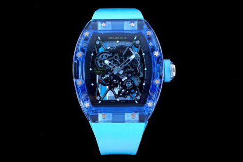 Richard Mille RM35-01 RM Factory Blue Rubber Strap Replica Watch