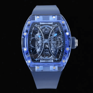 Richard Mille RM053-02 Tourbillon RM Factory Blue Skeleton Dial Replica Watch
