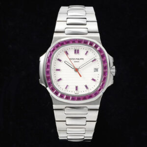 Patek Philippe Nautilus 5711 GR Factory Purple Diamond Dial Replica Watch