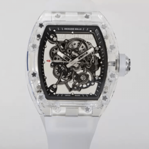 Richard Mille RM055 RM Factory Transparent Skeleton Dial Replica Watch