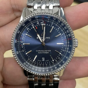 Breitling Navitimer 1 A17326161C1A1 V7 Factory Blue Dial Replica Watch