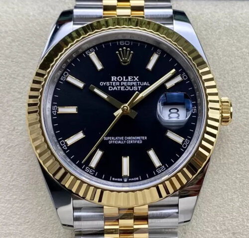 Rolex Datejust 41MM M126333-0014 Clean Factory Black Dial Replica Watch