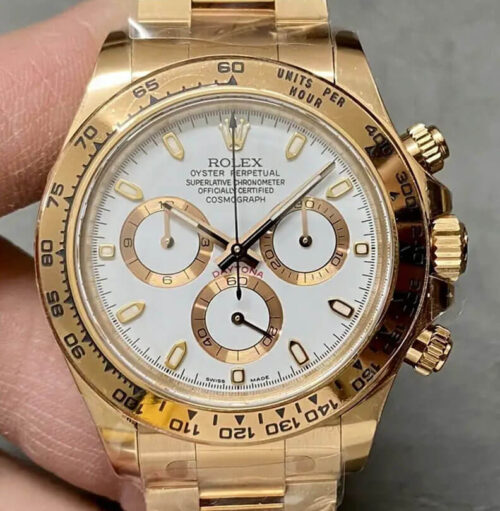 Rolex Cosmograph Daytona M116505-0010 Clean Factory V3 Rose Gold Replica Watch