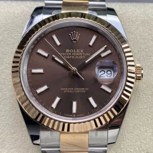 Rolex Datejust 41MM M126331-0001 Clean Factory Chocolate Dial Replica Watch