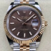 Rolex Datejust 41MM M126331-0002 Clean Factory Rose Gold Replica Watch