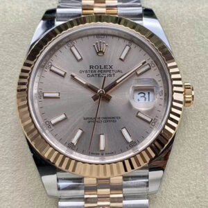 Rolex Datejust 41MM M126331-0010 Clean Factory Rose Gold Replica Watch