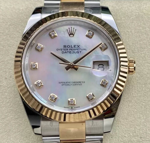 Rolex Datejust 41MM M126331-0013 Clean Factory Diamond Dial Replica Watch